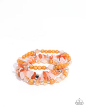 Load image into Gallery viewer, Santa Fe Stacks - Orange Bracelet
