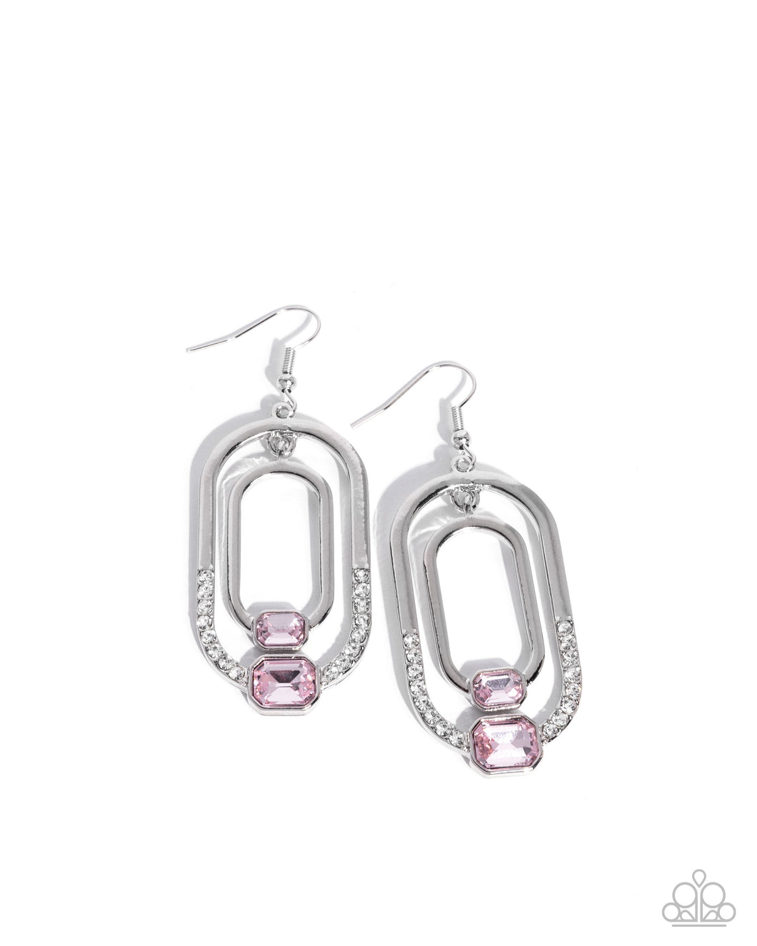 Opulent Operation - Pink Earring