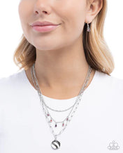 Load image into Gallery viewer, Content Cycle - Purple (Rhinestone) Necklace
