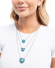 Load image into Gallery viewer, Santa Fe Spar - Blue (Turquoise) Necklace
