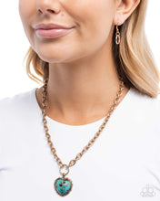 Load image into Gallery viewer, Heartfelt Horoscope - Green (Marbled Stone) Necklace
