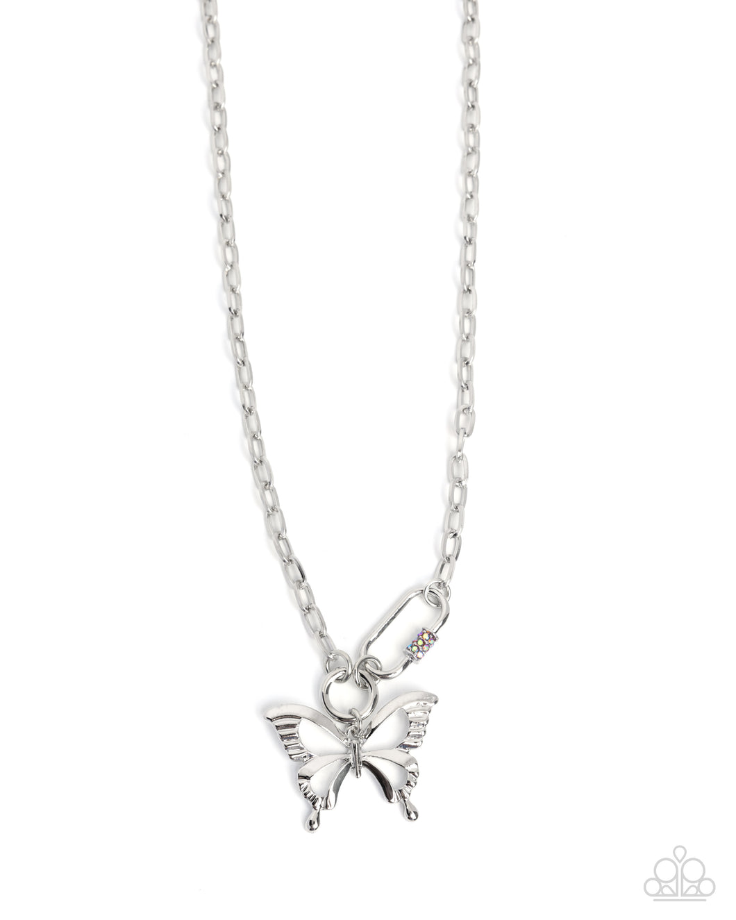Fluttering Fuel - Orange (Butterfly) Necklace