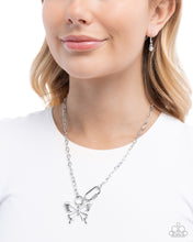 Load image into Gallery viewer, Fluttering Fuel - Silver (Butterfly) Necklace
