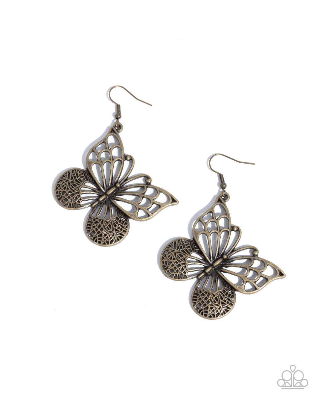 Soaring Skill - Brass (Butterfly) Earring