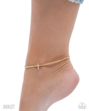 Load image into Gallery viewer, Heavenly Hope - Gold (Cross) Anklet
