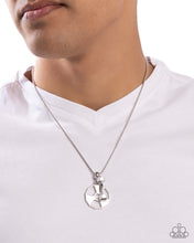 Load image into Gallery viewer, Weighted Welcome - Silver Necklace
