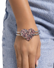 Load image into Gallery viewer, Significant Shimmer - Pink (Heart) Bracelet
