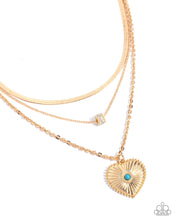 Load image into Gallery viewer, Love Letter Layers - Gold (Heart) Necklace
