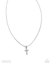 Load image into Gallery viewer, Giving Grace - Silver (Stainless Steel Cross) Necklace
