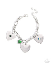 Load image into Gallery viewer, In Love With You - Green (Heart) Bracelet
