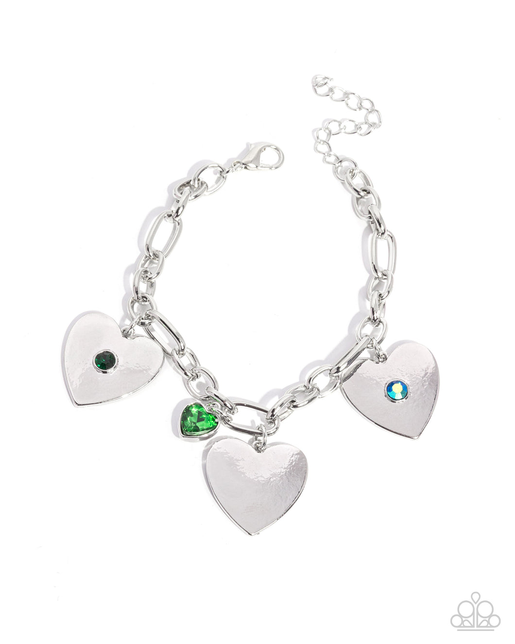 In Love With You - Green (Heart) Bracelet