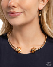 Load image into Gallery viewer, Rosy Radius - Gold Necklace
