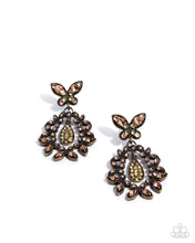 Load image into Gallery viewer, Whimsical Indulgence - Complete Look - Brass (Butterfly) Set: Whimsical Delight - Brass Necklace and Whimsically Content - Brass (BB-BR-LC)
