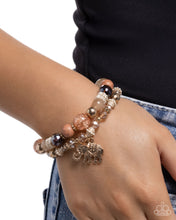 Load image into Gallery viewer, Wise Whimsy - Brown/Gold  (Elephant) Bracelet
