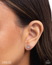 Load image into Gallery viewer, All My Affection - White (Rhinestone Heart) Stainless Steel Earring
