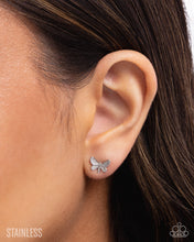 Load image into Gallery viewer, Whimsical Willpower - Silver (Stainless Steel) Dragonfly Post Earring
