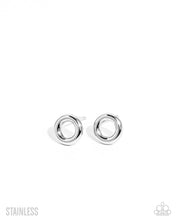 Load image into Gallery viewer, Round Table Radiance - Silver (Stainless Steel) Earring
