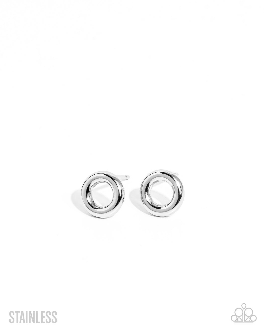 Round Table Radiance - Silver (Stainless Steel) Earring