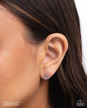 Load image into Gallery viewer, Round Table Radiance - Silver (Stainless Steel) Earring
