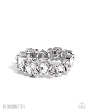Load image into Gallery viewer, Secure Sparkle - White Rhinestone Bracelet

