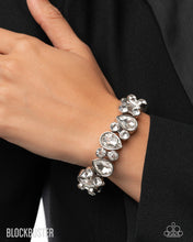 Load image into Gallery viewer, Secure Sparkle - White Rhinestone Bracelet
