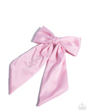 Load image into Gallery viewer, Ready, Set, BOW! - Pink Hair Clip
