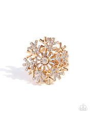 Load image into Gallery viewer, Snowflake Sensation - Gold Ring
