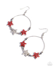 Load image into Gallery viewer, Country Countdown - Red (Star) Earring
