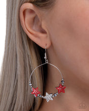 Load image into Gallery viewer, Country Countdown - Red (Star) Earring
