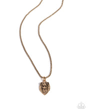 Load image into Gallery viewer, MANE Character - Gold (Lion) Necklace
