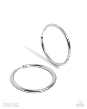 Load image into Gallery viewer, Surmounting Sheen - Silver (Stainless Steel) Earring
