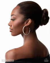 Load image into Gallery viewer, Classical Ballet - White (Pearl) Hoop Earring
