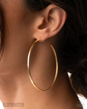 Load image into Gallery viewer, Basic Bombshell - Gold Hoop Earring
