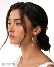 Load image into Gallery viewer, Basic Bombshell - Gold Hoop Earring
