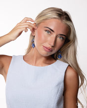Load image into Gallery viewer, Breathtaking Bloom - Blue Earring
