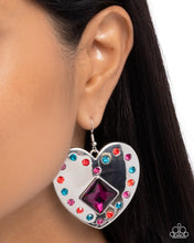 Load image into Gallery viewer, Lovely Lights - Pink (Heart) Earring
