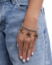 Load image into Gallery viewer, Gingerbread Glitz - Brown (Gingerbread Men) Bracelet
