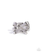 Load image into Gallery viewer, Gathered Glam - Silver (Bow) Ring
