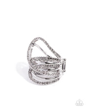 Load image into Gallery viewer, Abstract Adoration - Silver Ring
