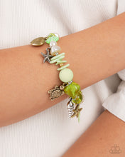 Load image into Gallery viewer, Oceanic Organization - Green Turtle Set: Oceanic Operation - Green Necklace and Oceanic Outfit - Green Bracelet (BB-GR-LO)
