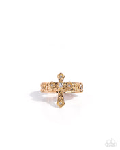 Load image into Gallery viewer, Holy Haute - Gold (Cross) Ring
