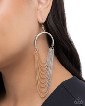 Load image into Gallery viewer, Focused Fringe - Silver Earring
