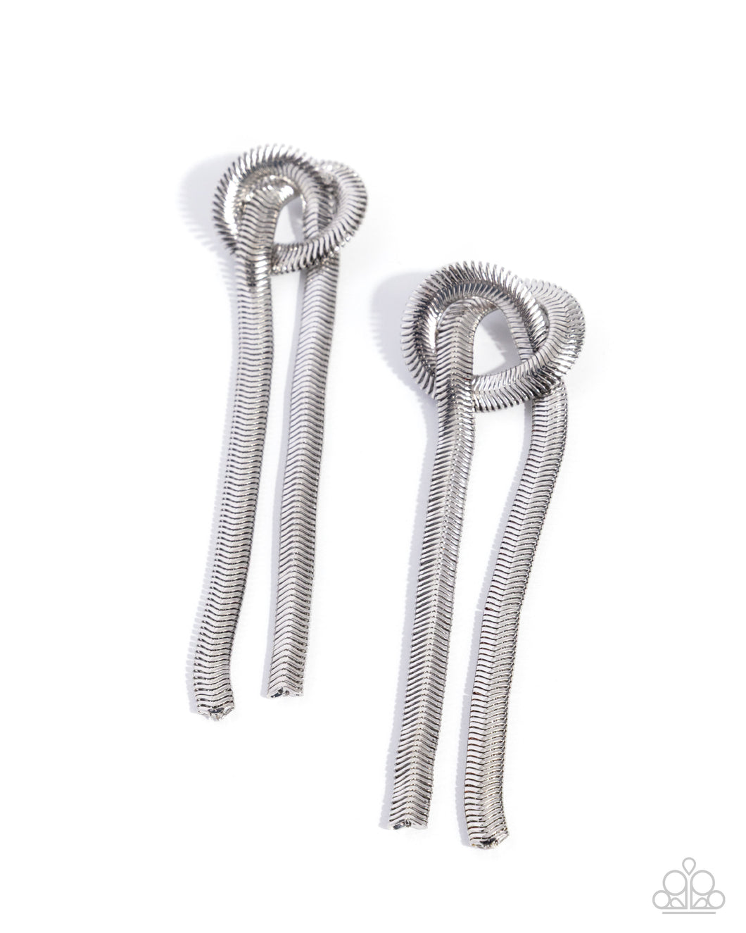 Twisted Tale - Silver Earring