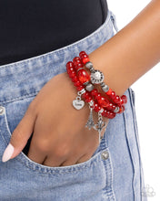 Load image into Gallery viewer, French Chic - Red Bracelet

