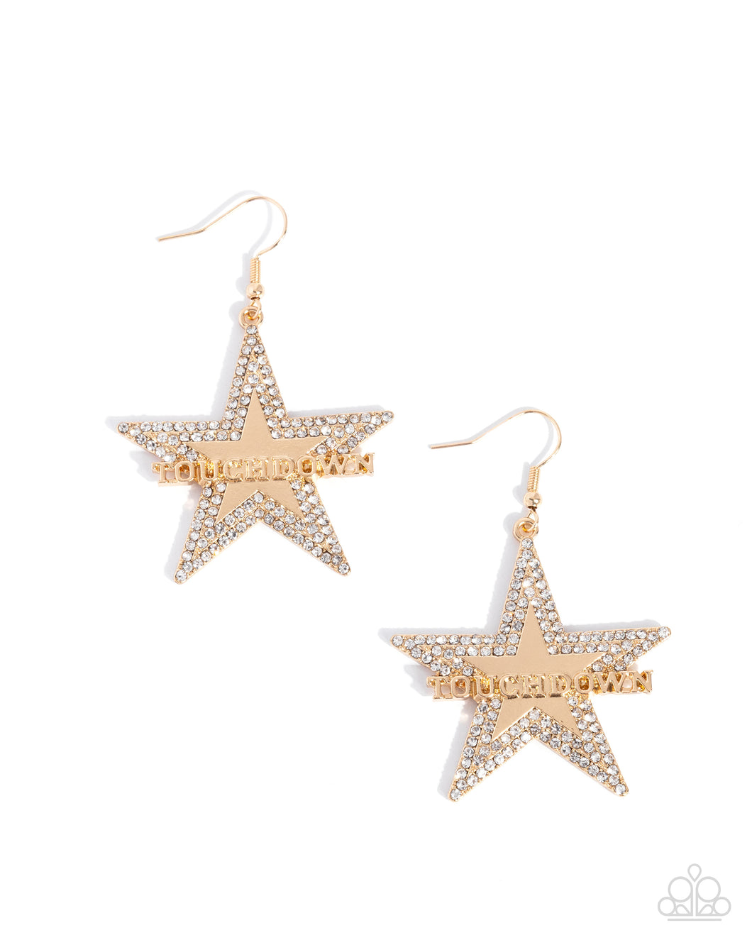 Touchdown Tribute - Gold (Touchdown) Earring