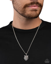 Load image into Gallery viewer, Bear Hug - Silver Necklace
