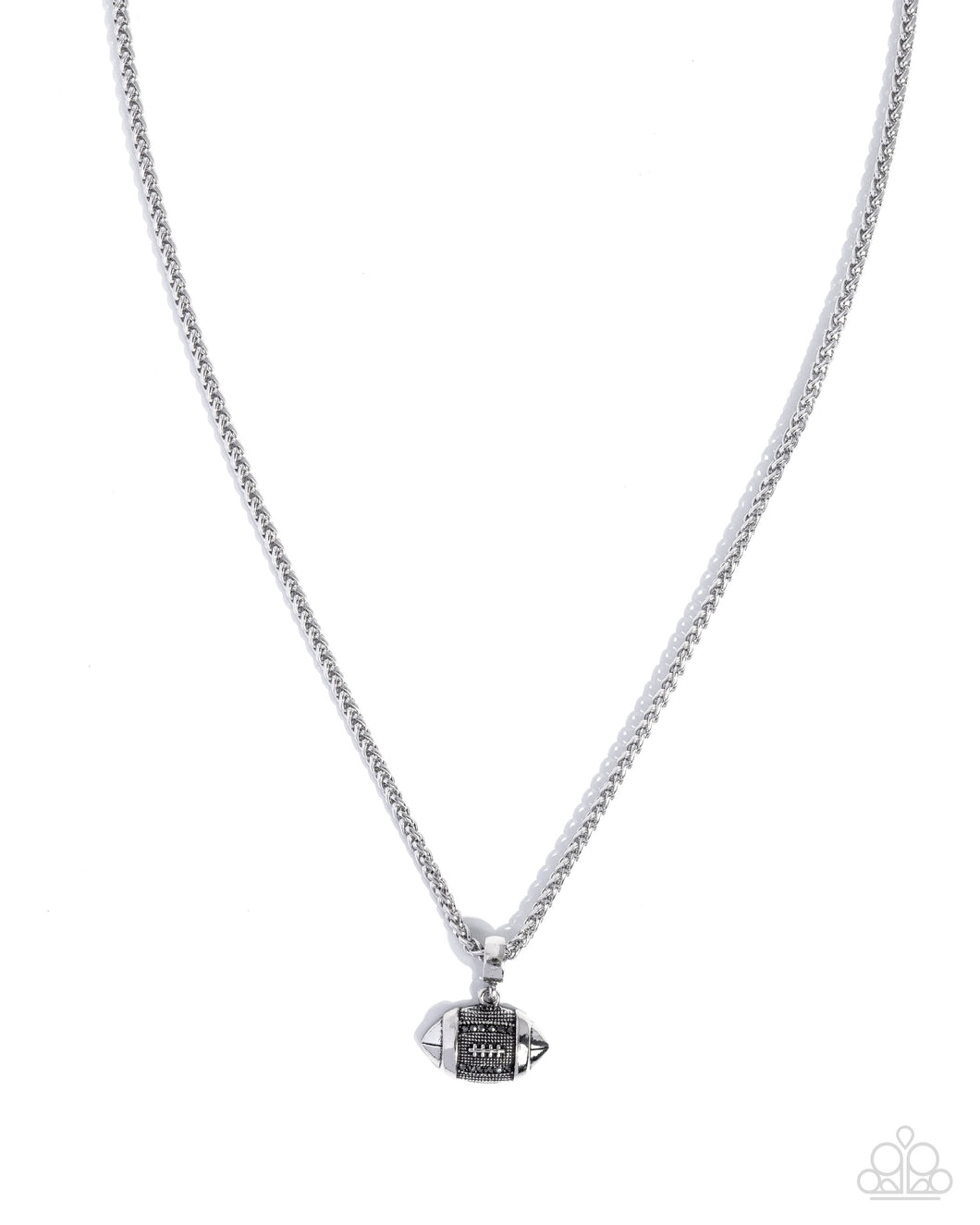 Football Frenzy - Silver Necklace