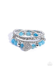 Load image into Gallery viewer, Heartfelt Heiress - Blue Bracelet
