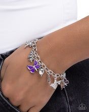 Load image into Gallery viewer, Iconic Insects - Purple (Butterfly) Bracelet
