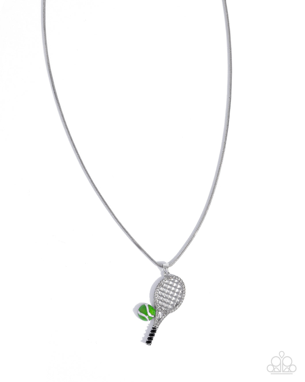 Tennis Champ - Green Necklace